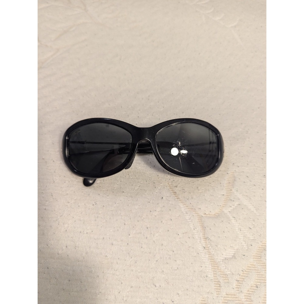 Maui Jim Sunglasses Black Frame 215 Heavily Used w/Free Lens Cleaner